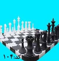 صفحه شطرنج با مهره